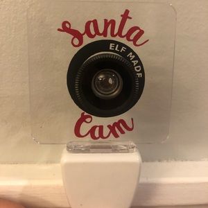 Santa Cam Elf Made Christmas Nightlight